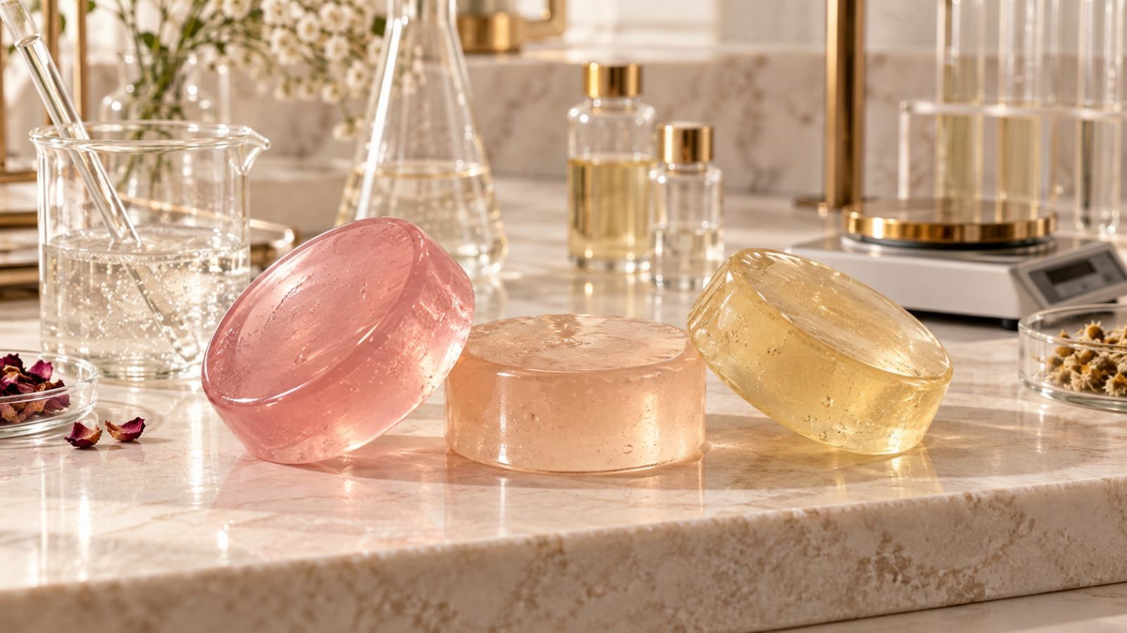 Curso online: Jabón cosmético tipo gelatina.
